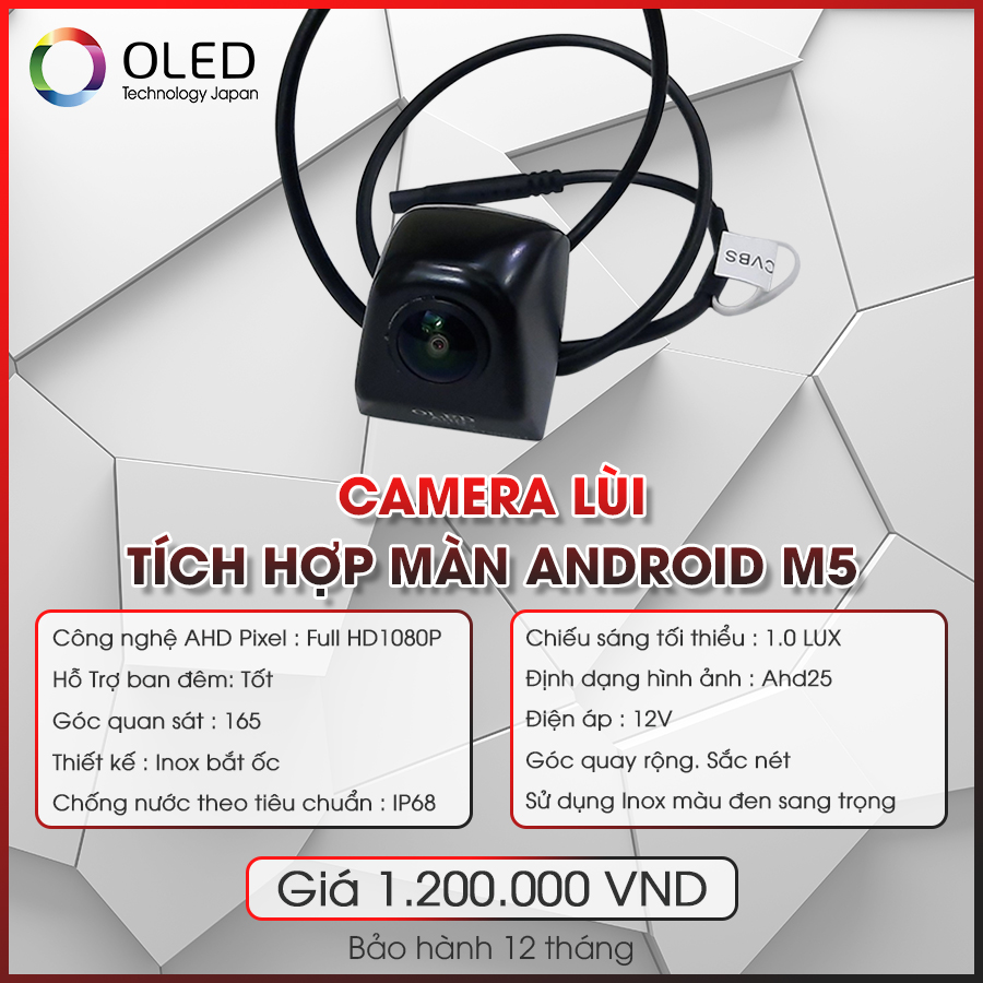 Camera Hành Trình Tích Hợp Màn Android M5