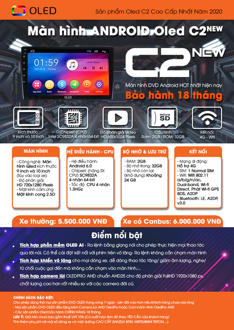 Man Hinh Android Oled C2 8