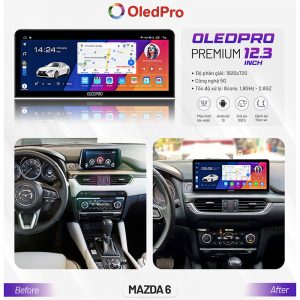 Màn Hình Android OLEDPRO Premium 12.3 inch Cho Xe Mazda 6